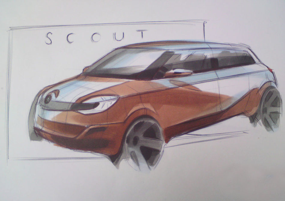 automobile，Hand drawn，ps，course，