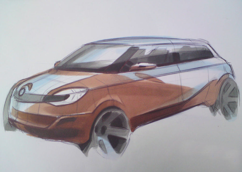 automobile，Hand drawn，ps，course，