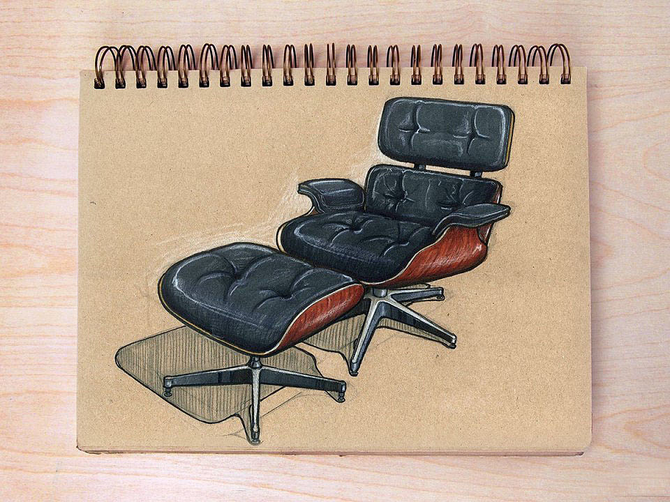 product design，marker pen，Colored lead，industrial design，Hand drawn，