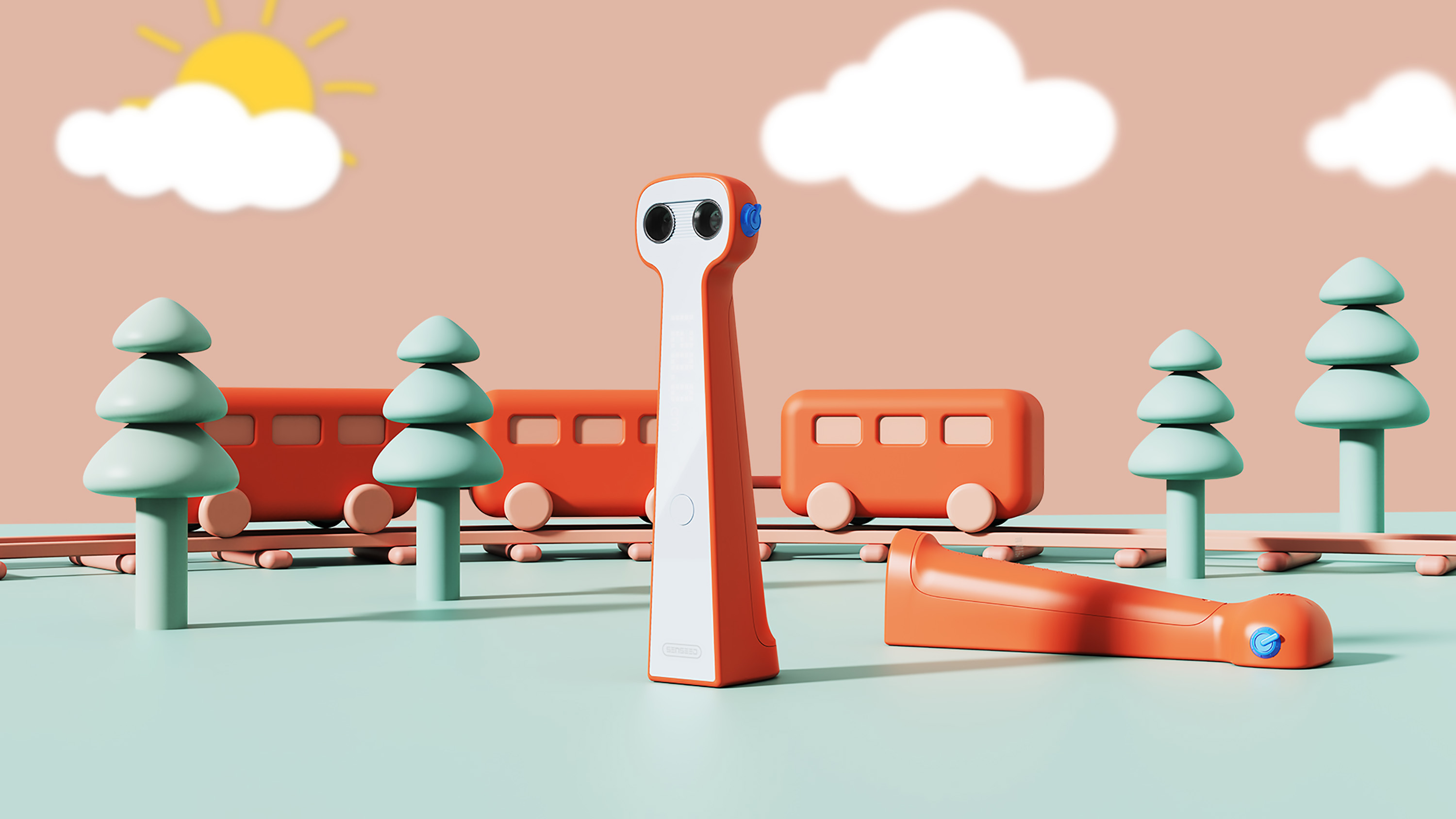 Shangshan industrial design，Height measurement，Height meter，children，Appearance design，