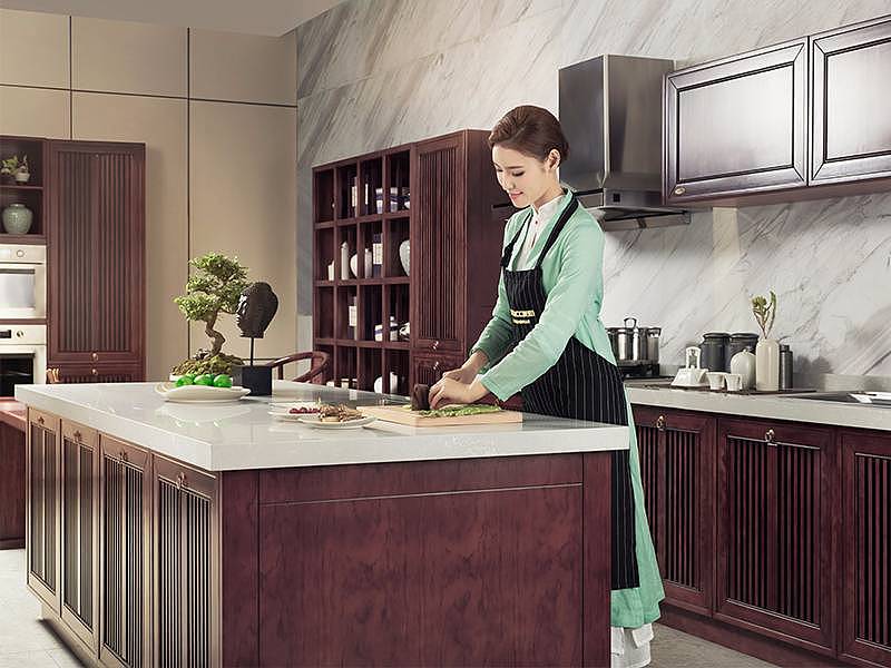 New Chinese style，kitchen，Design，furniture，Successful design competition，