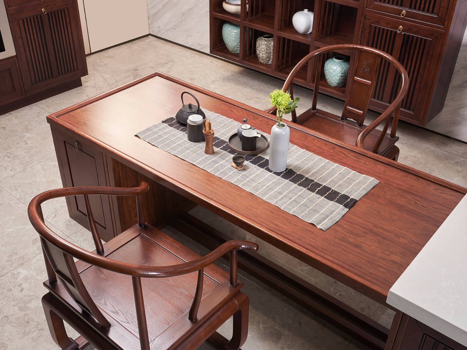 New Chinese style，kitchen，Design，furniture，Successful design competition，