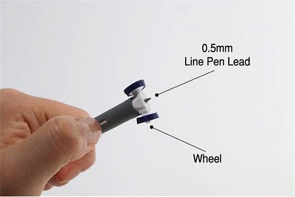 pen，wheel，Hand drawn，Plastic，Gray white black，