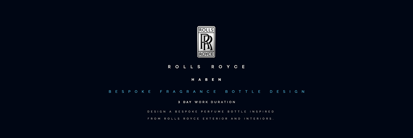 Perfume，Rolls-Royce，industrial design，product design，