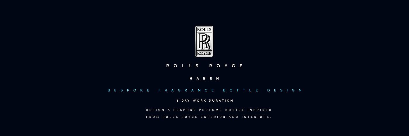 Perfume，Rolls-Royce，industrial design，product design，