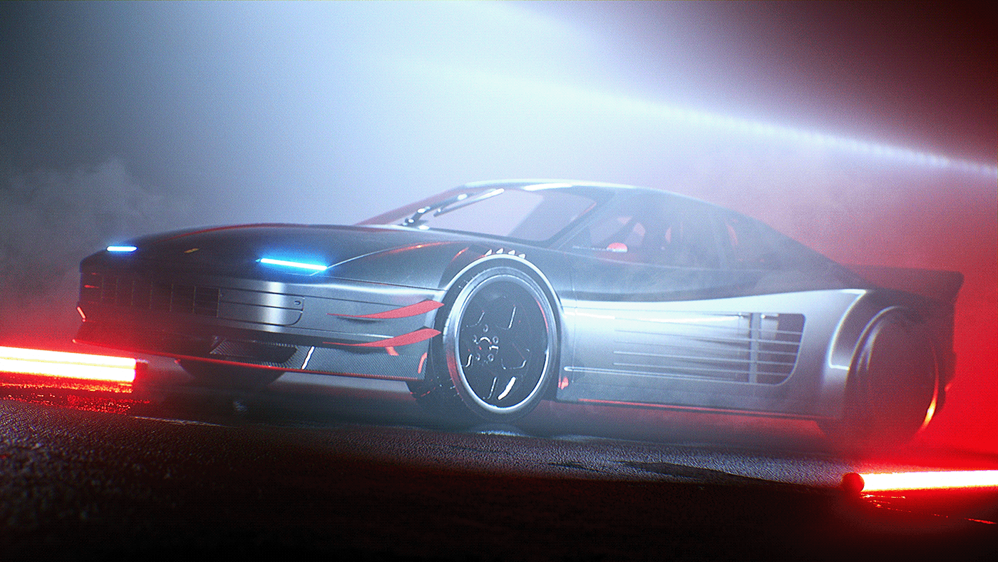 Sports car，Ferrari，concept，