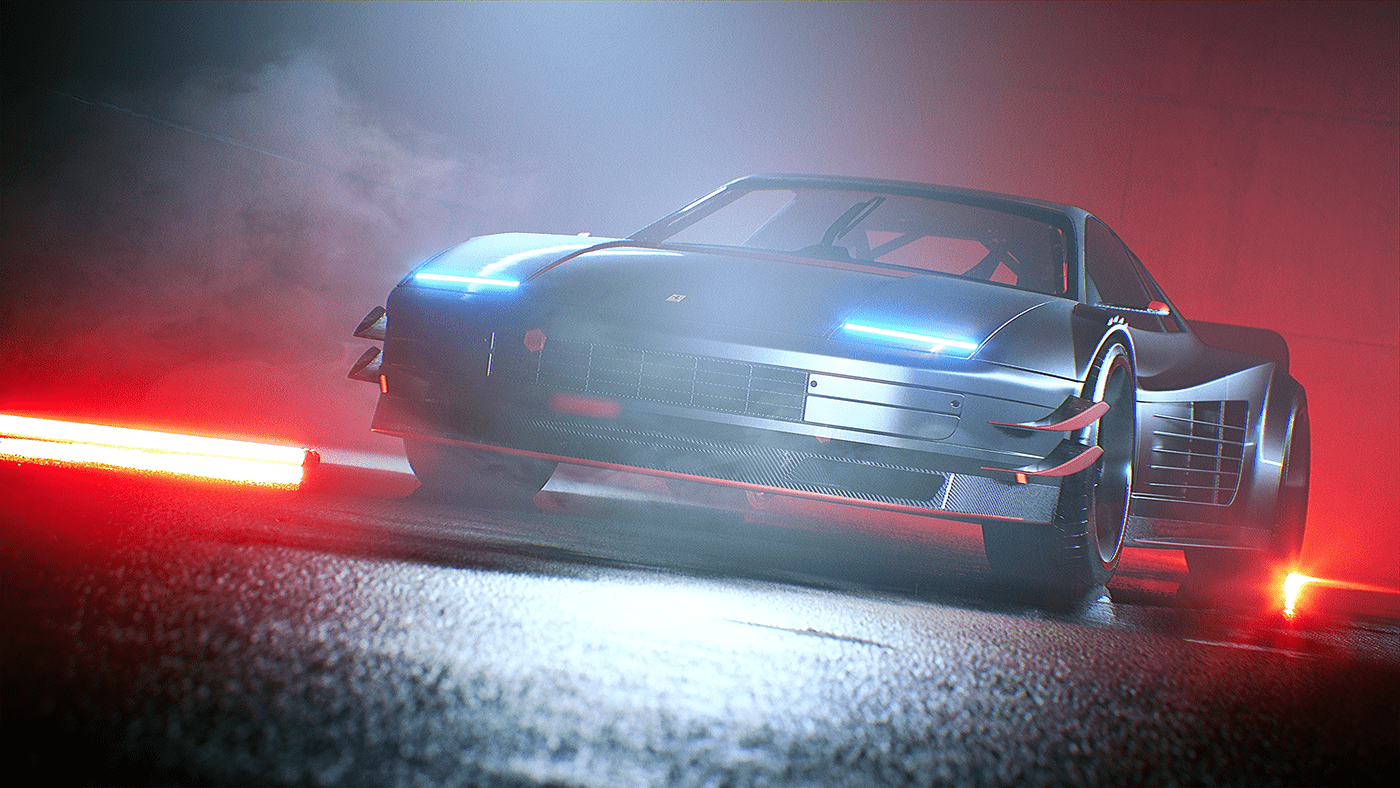 Sports car，Ferrari，concept，