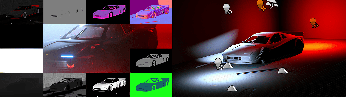 Sports car，Ferrari，concept，