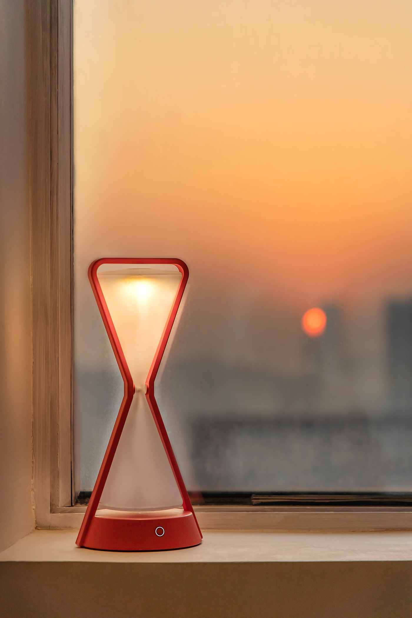 Time light，Ren Peng，Explorer，hourglass，lamp，original，industrial design，