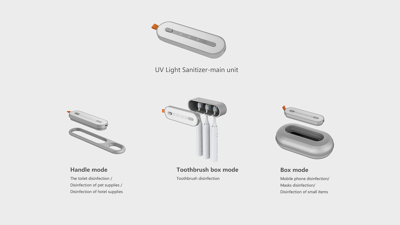 模块化，消毒器，牙刷盒，手持消毒，