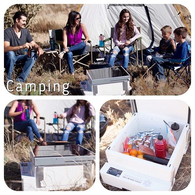 Refrigerator，solar energy，Portable，