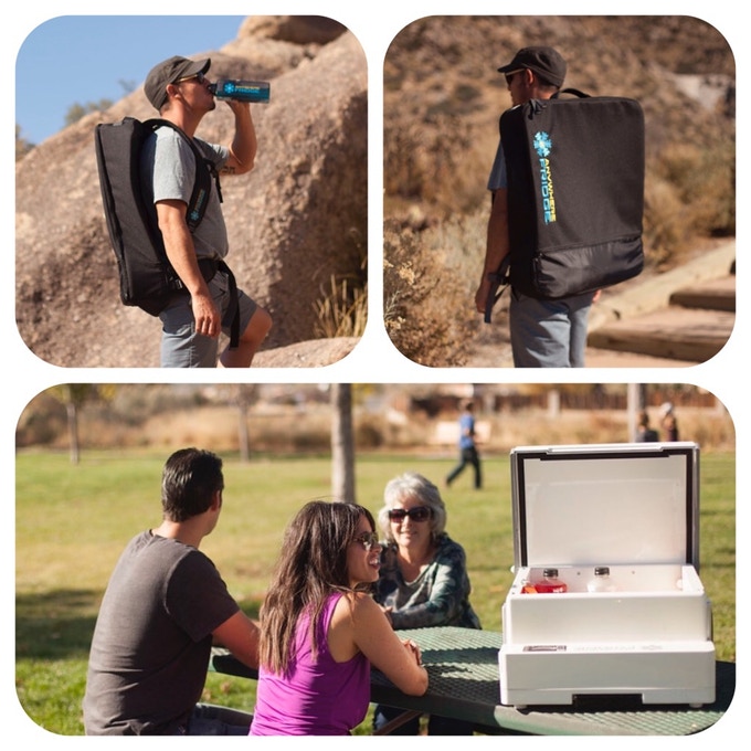 Refrigerator，solar energy，Portable，