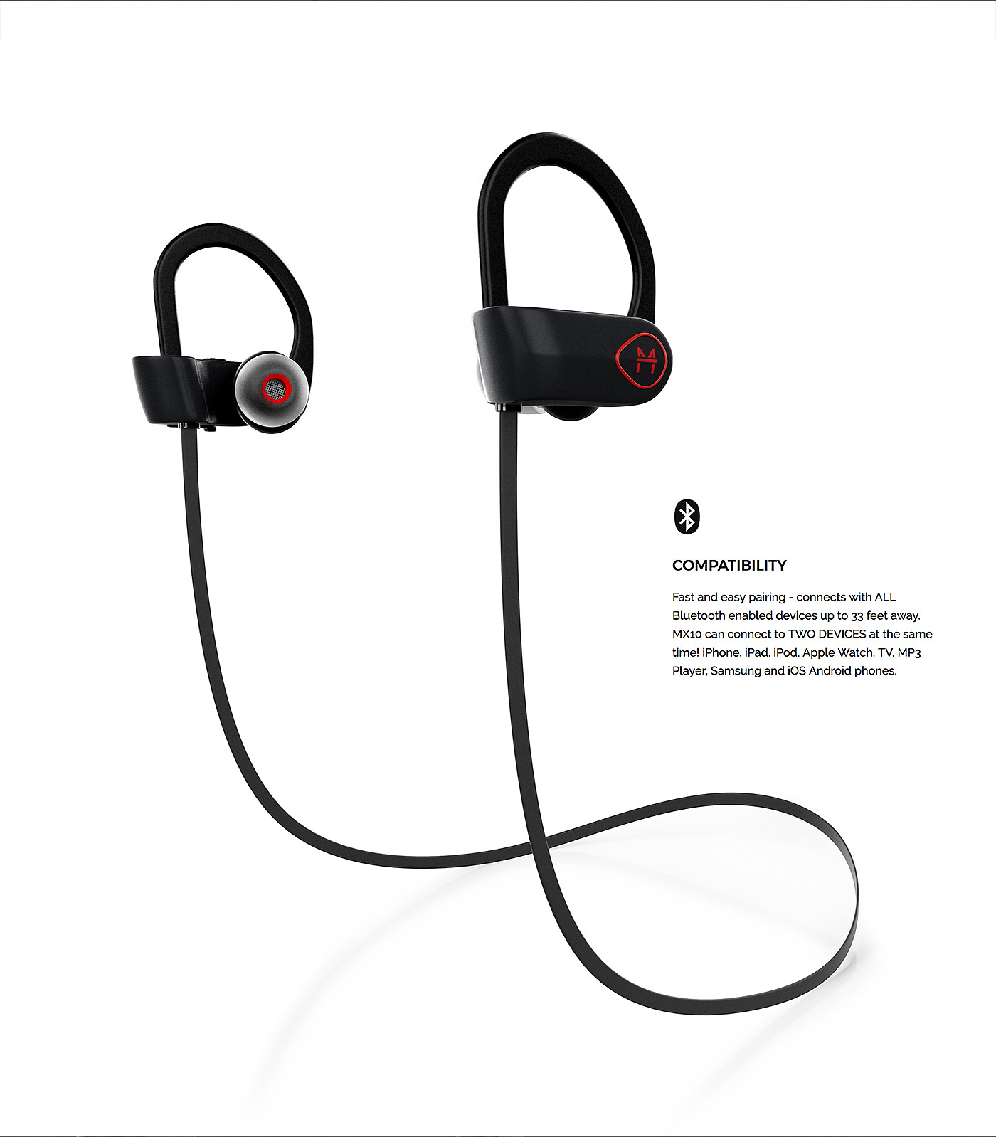 headset，Bluetooth，sweatproof ，