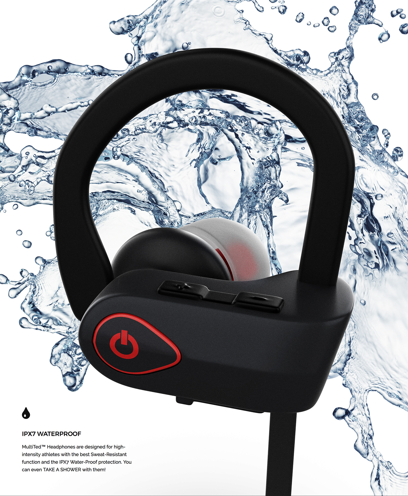 headset，Bluetooth，sweatproof ，