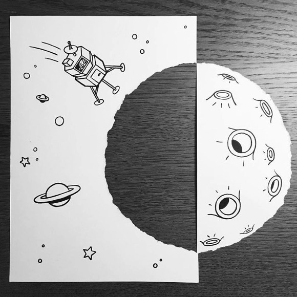 Denmark，originality，Origami tear，3d，