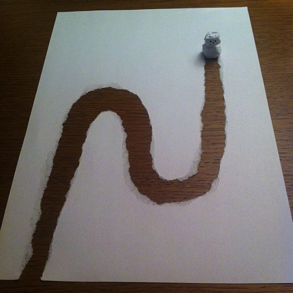 Denmark，originality，Origami tear，3d，