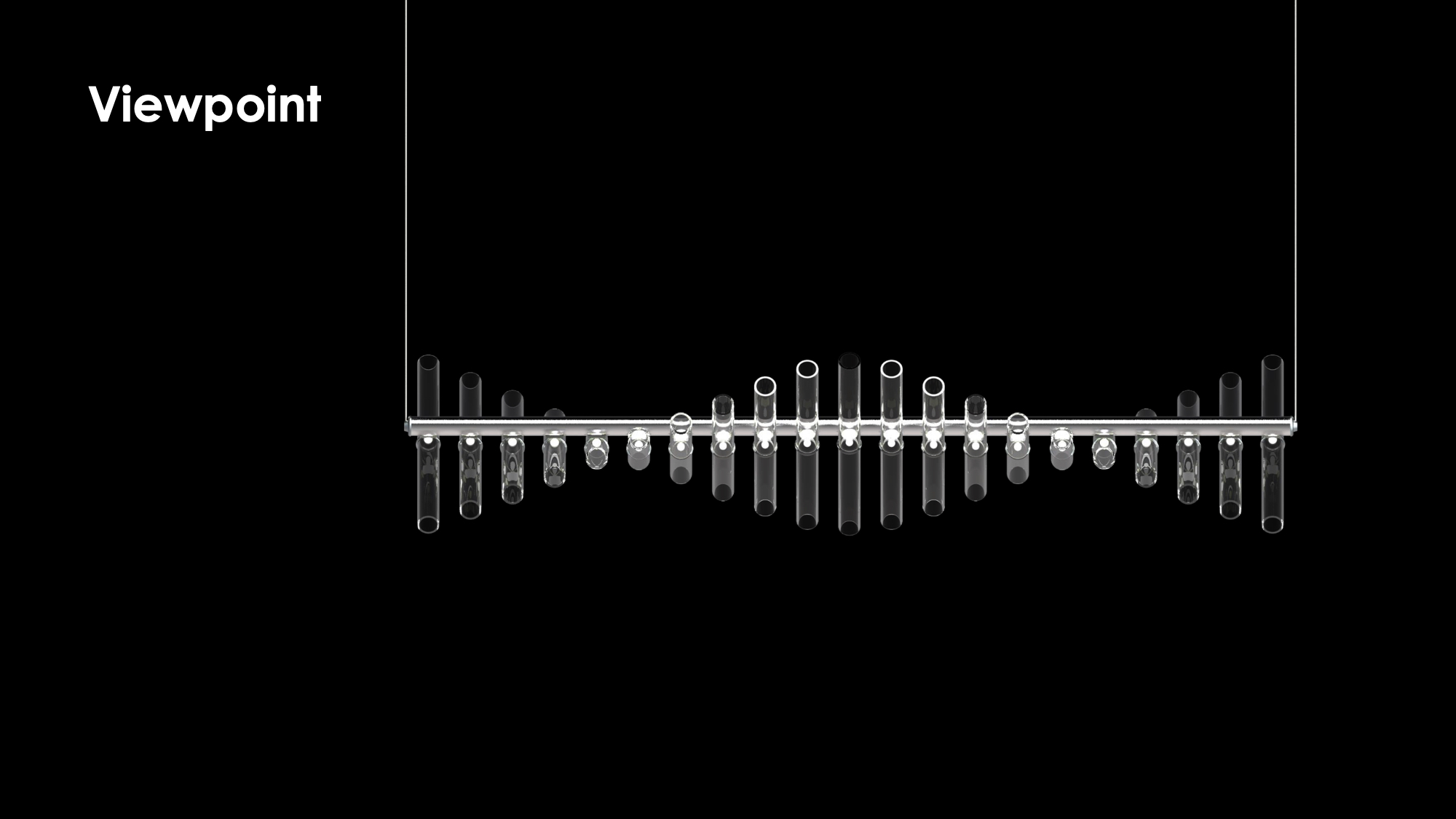 a chandelier，modularization，Metal，Glass，