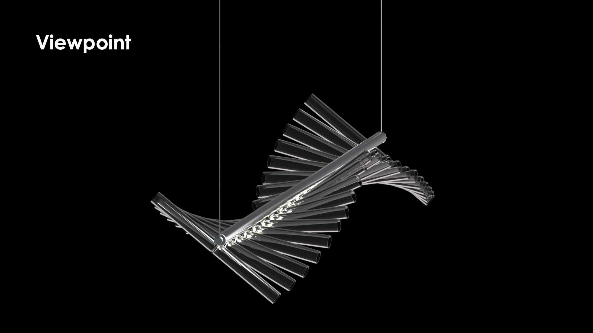 a chandelier，modularization，Metal，Glass，