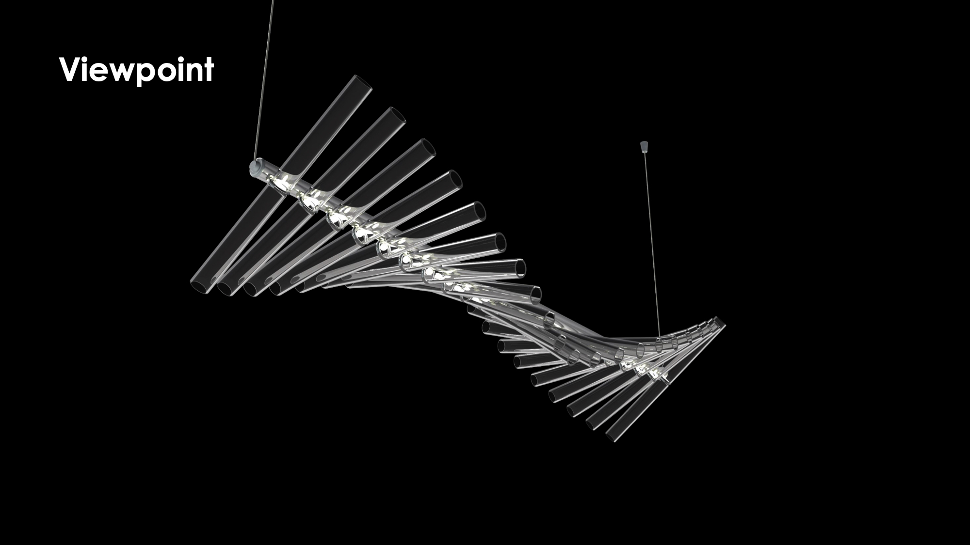 a chandelier，modularization，Metal，Glass，