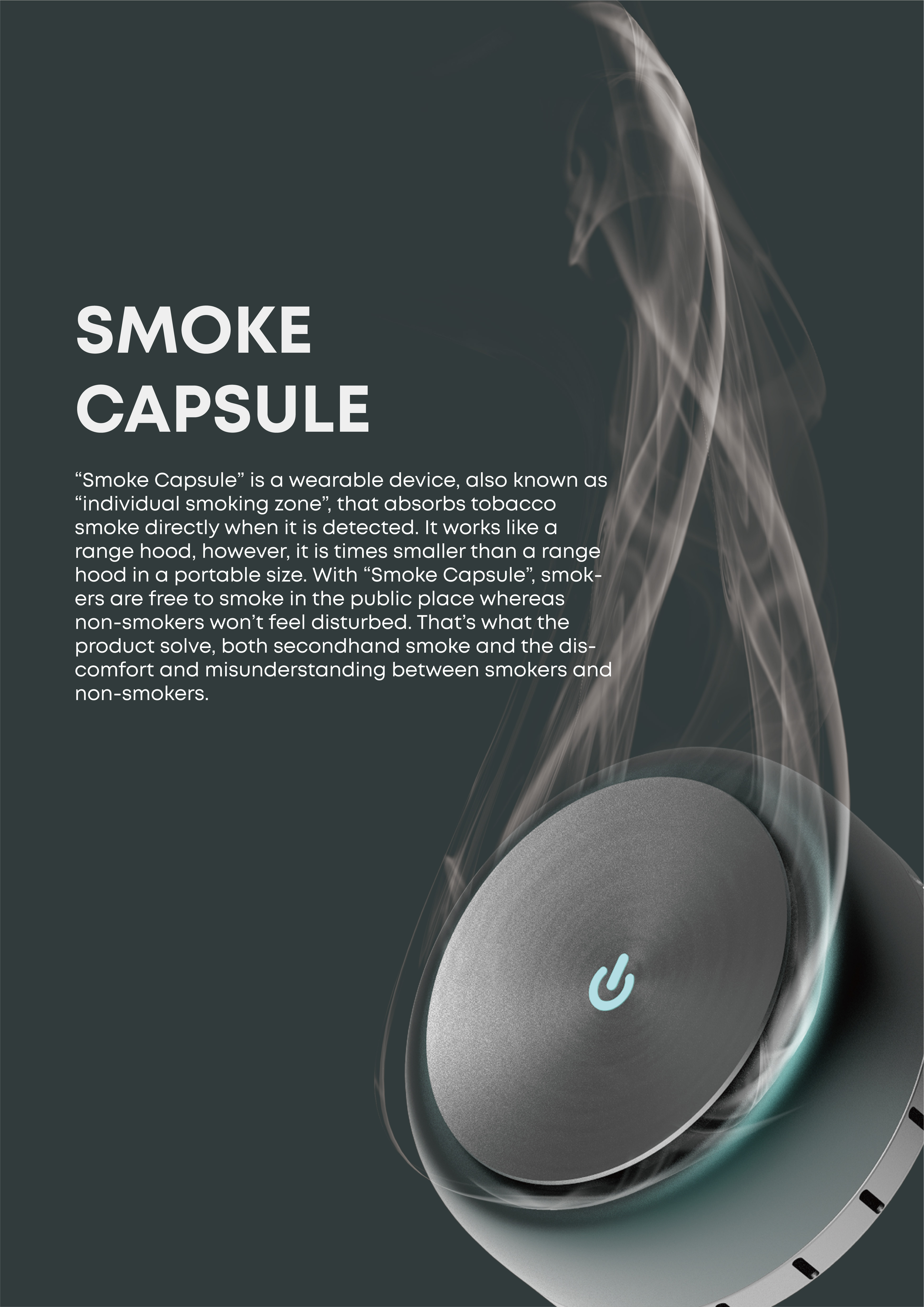 smoke，Concept product，wearable devices ，