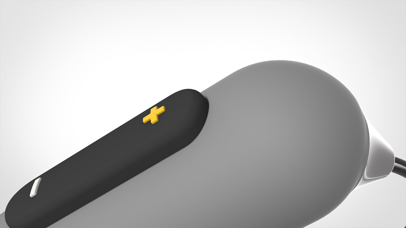 deaf-aid，concept，Hand drawn，Render，modelling，