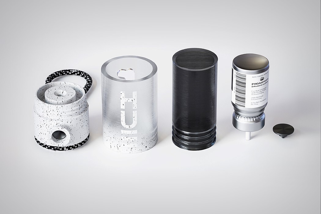 3D printing，color，asthma inhaler ，ornaments，