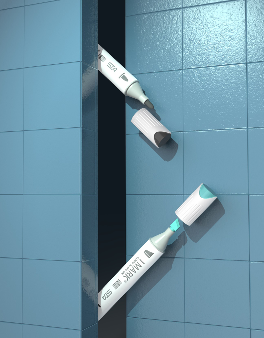 marker pen，Scene rendering，modeling，originality，Design，