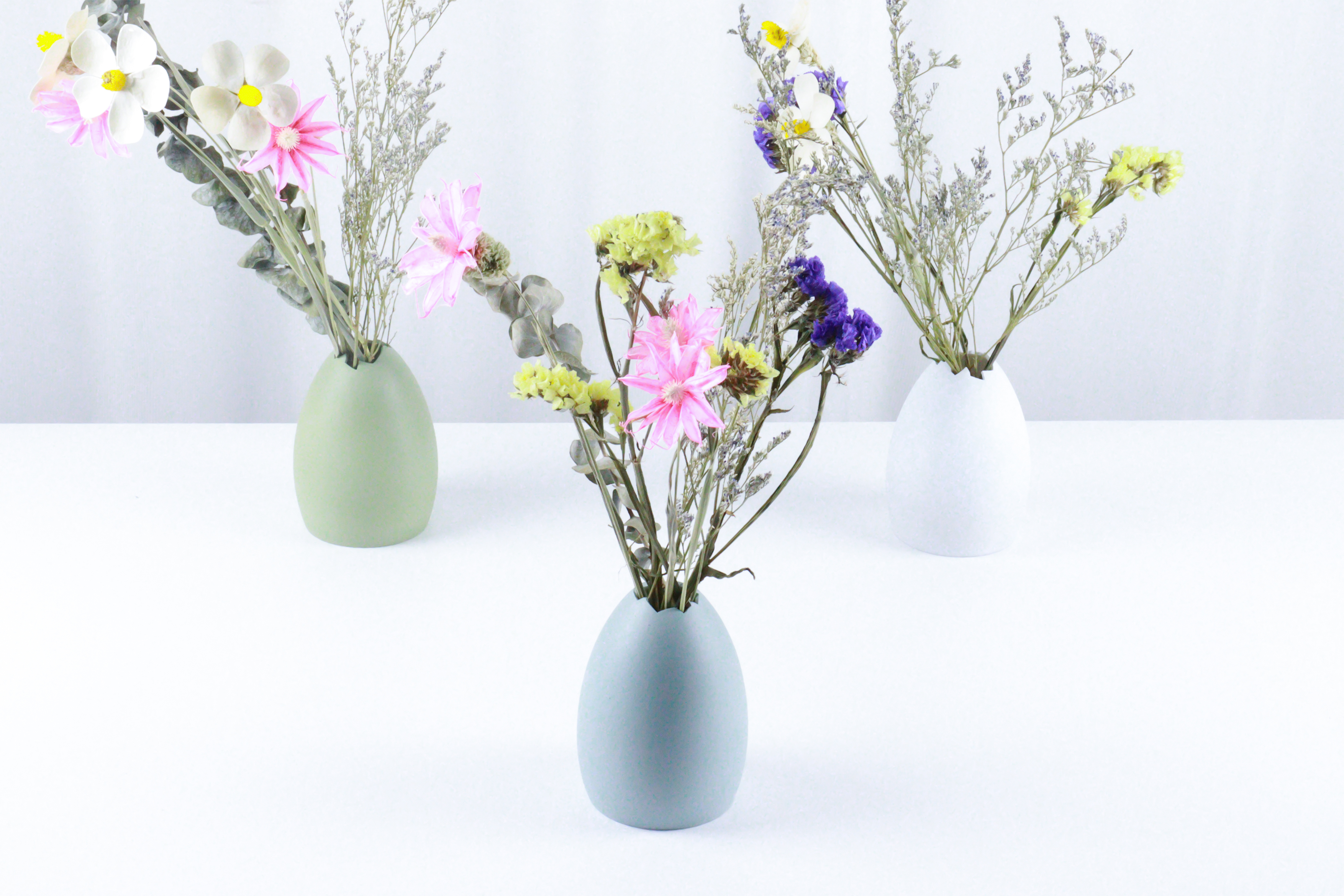 vase，Eggshell，Dried flower，vitality，
