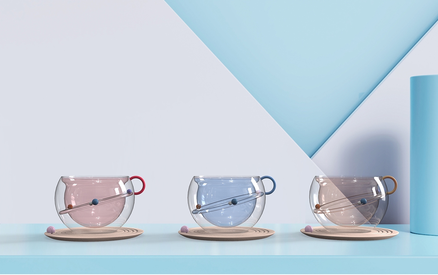Double cup，star，Bionics Design ，