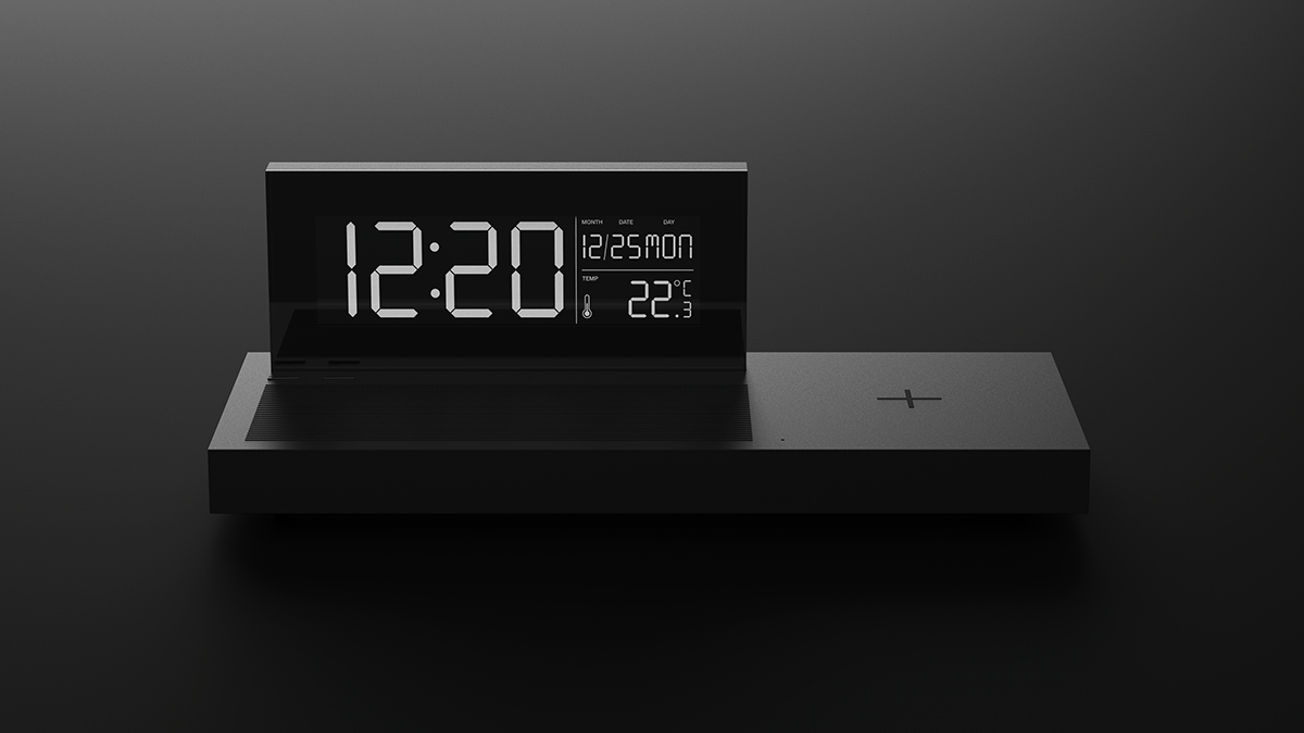 Clock，Charger，wireless，Minimalism，