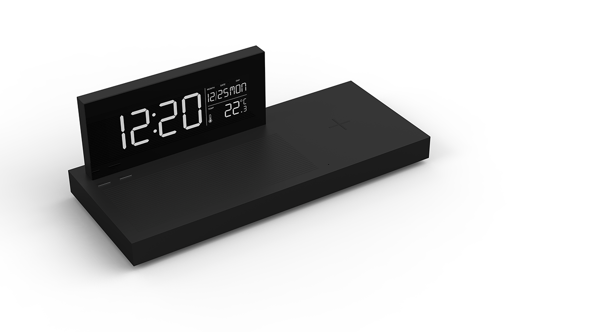Clock，Charger，wireless，Minimalism，