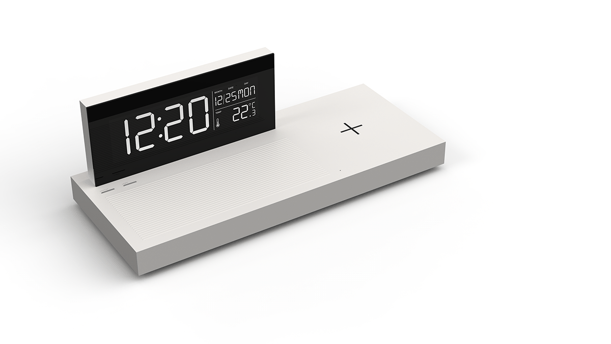 Clock，Charger，wireless，Minimalism，