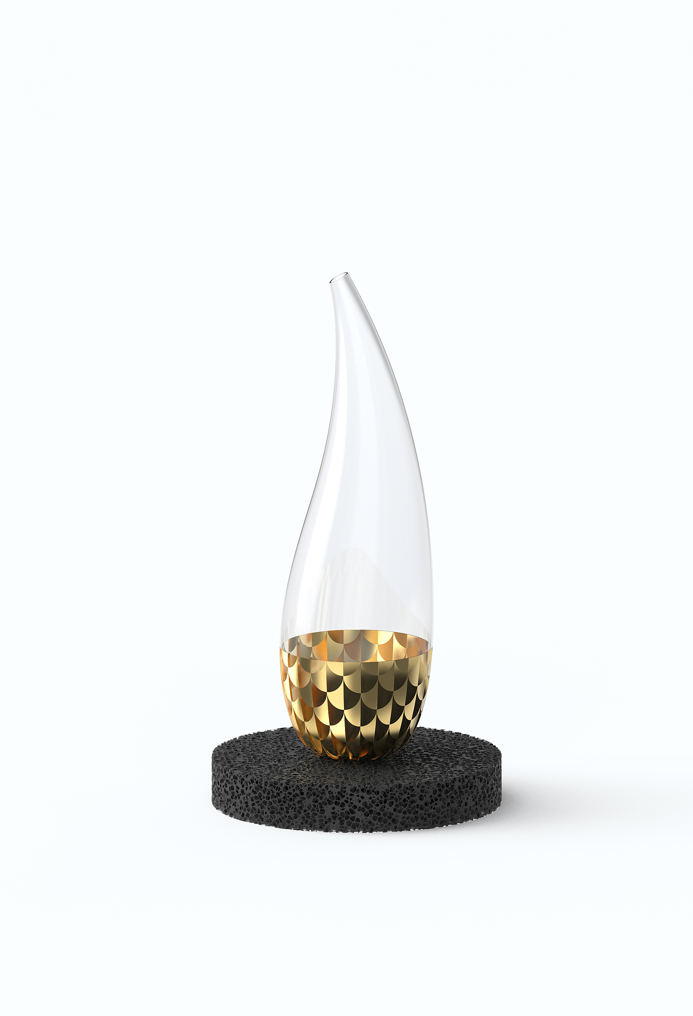 vase，Glass bottles，Elegant style，Artistic modeling，Arts and Crafts，style of art，