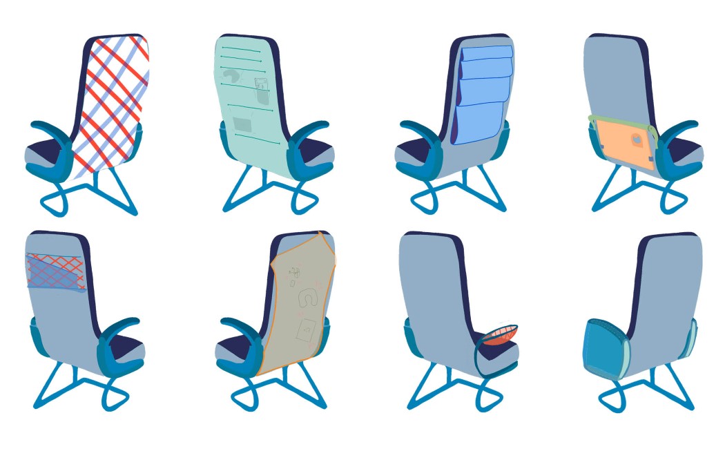 aviation，chair，Storage，convenient，