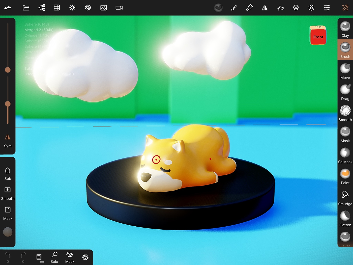 ipad，keyshot，carving，Render，course，Dog，