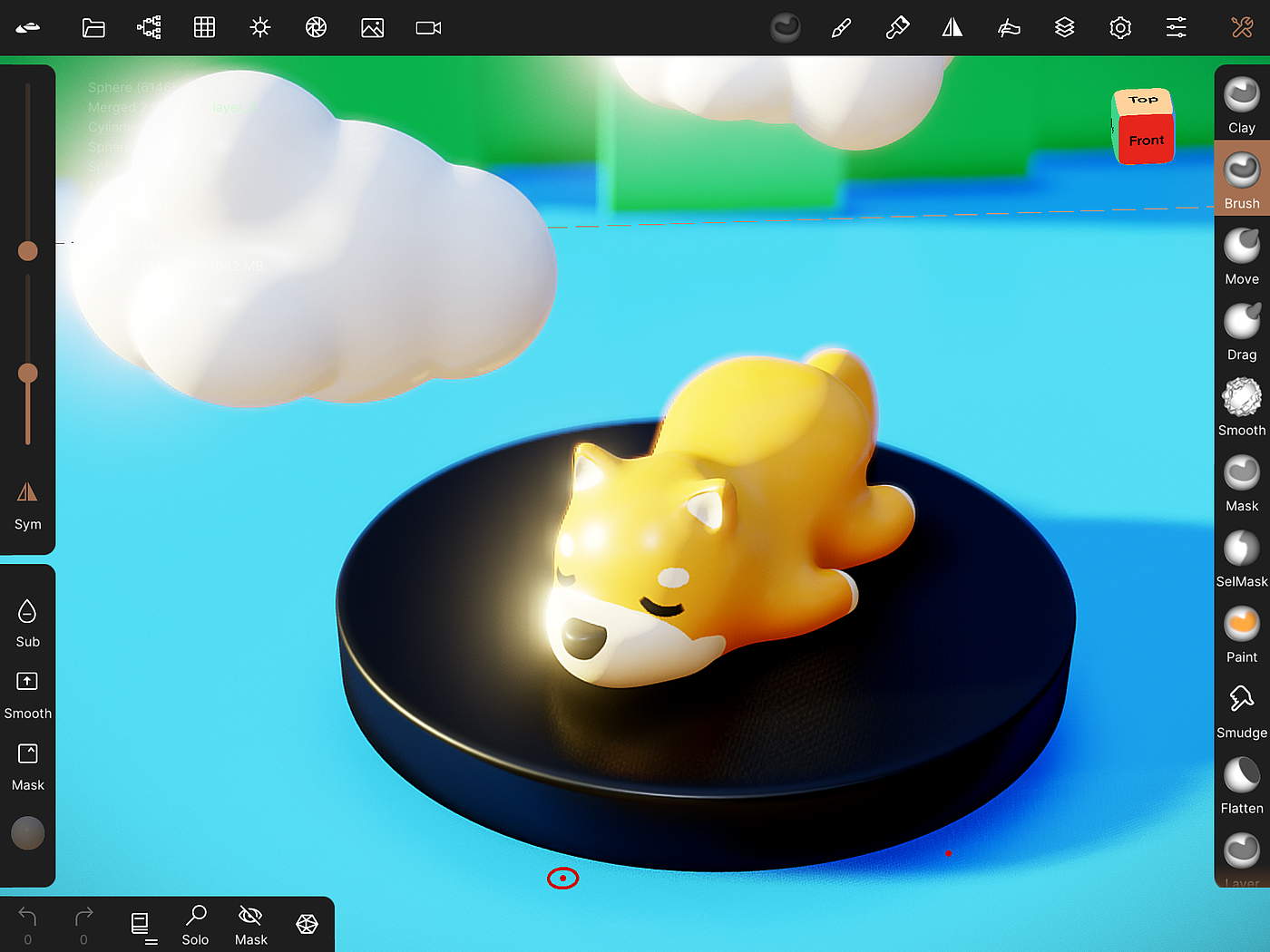 ipad，keyshot，carving，Render，course，Dog，