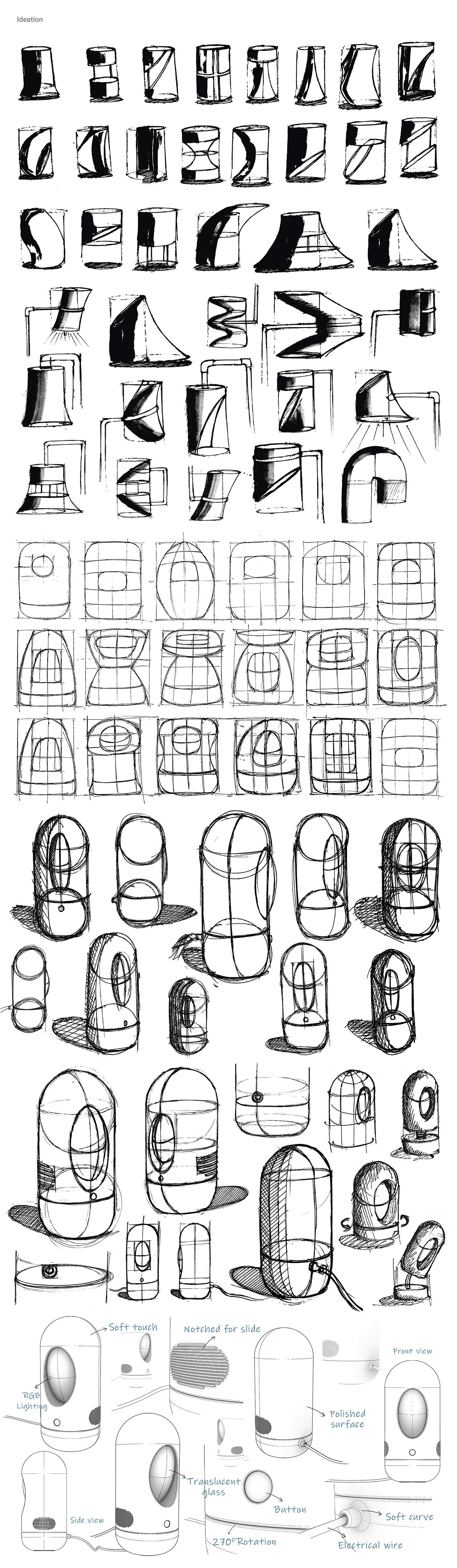 Yuga，packing，environment protection，lamps and lanterns，Desk lamp，MUJI，