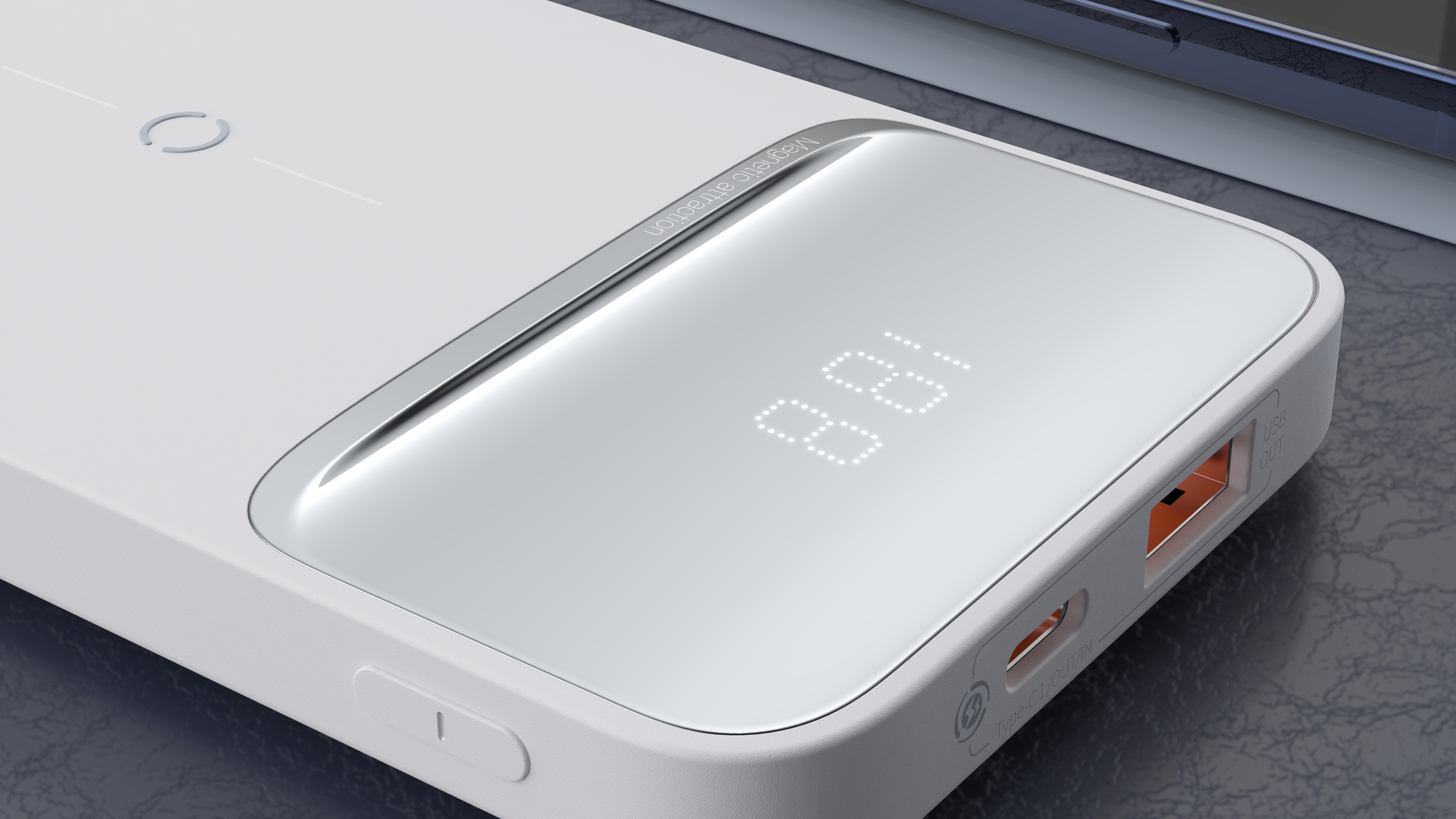 portable source，Magnetic attraction，Wireless charging，Magnetic suction wireless charging，Apple mobile power，Apple Wireless charging source，IPhone magnetic wireless charging，