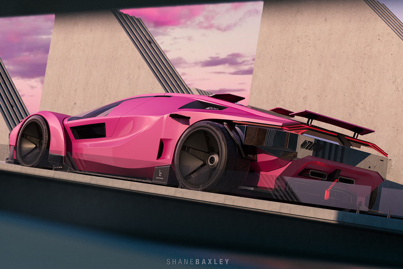 BERTONE，Sports car，Shane Baxley，