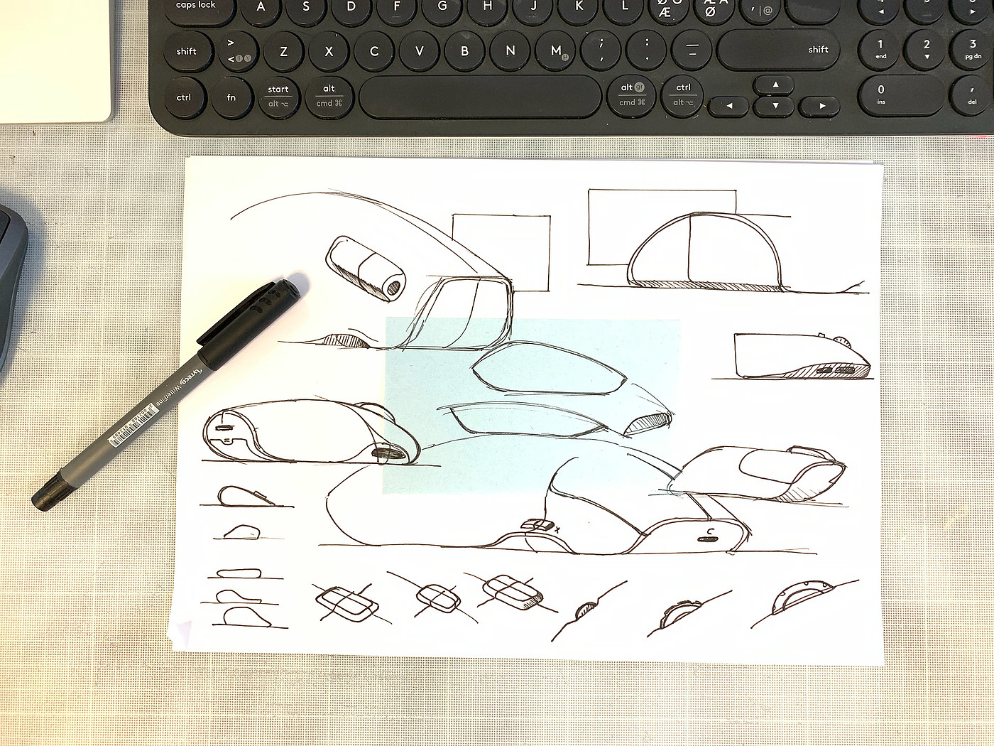 mouse，sketch，3D printing，
