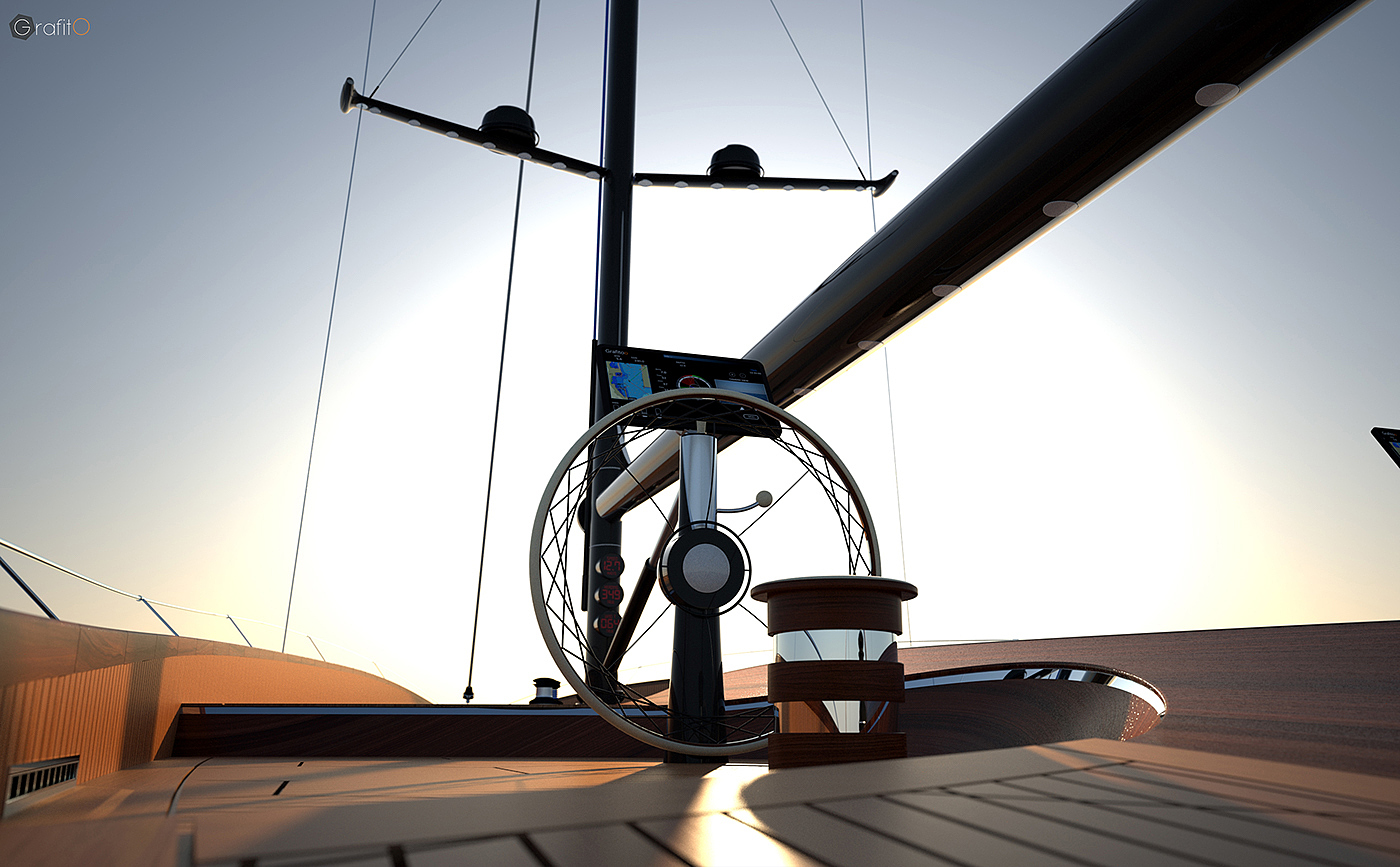 Graph，yacht，Interior，navigation，Graphene，