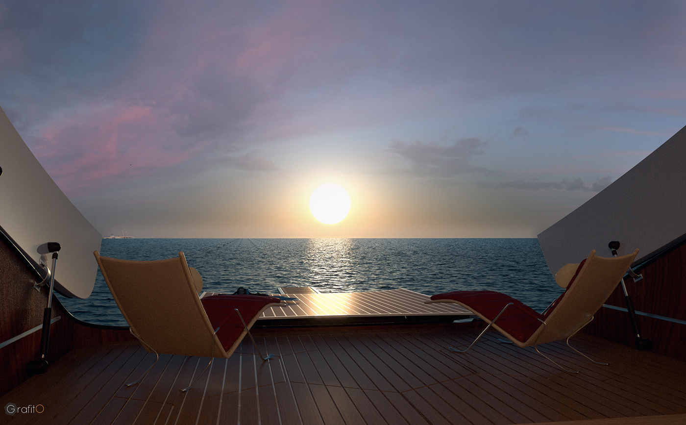 Graph，yacht，Interior，navigation，Graphene，