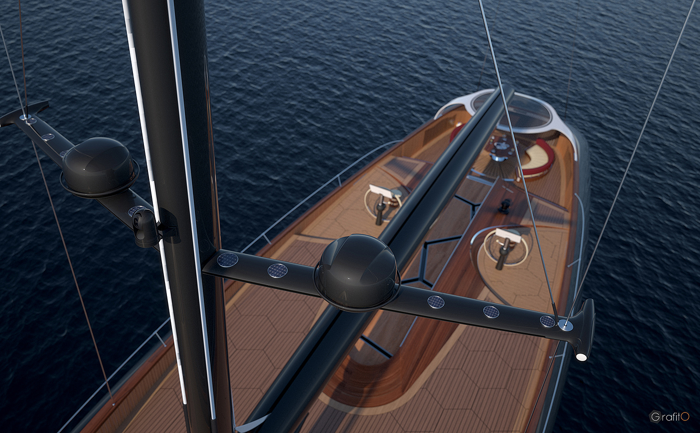 Graph，yacht，Interior，navigation，Graphene，