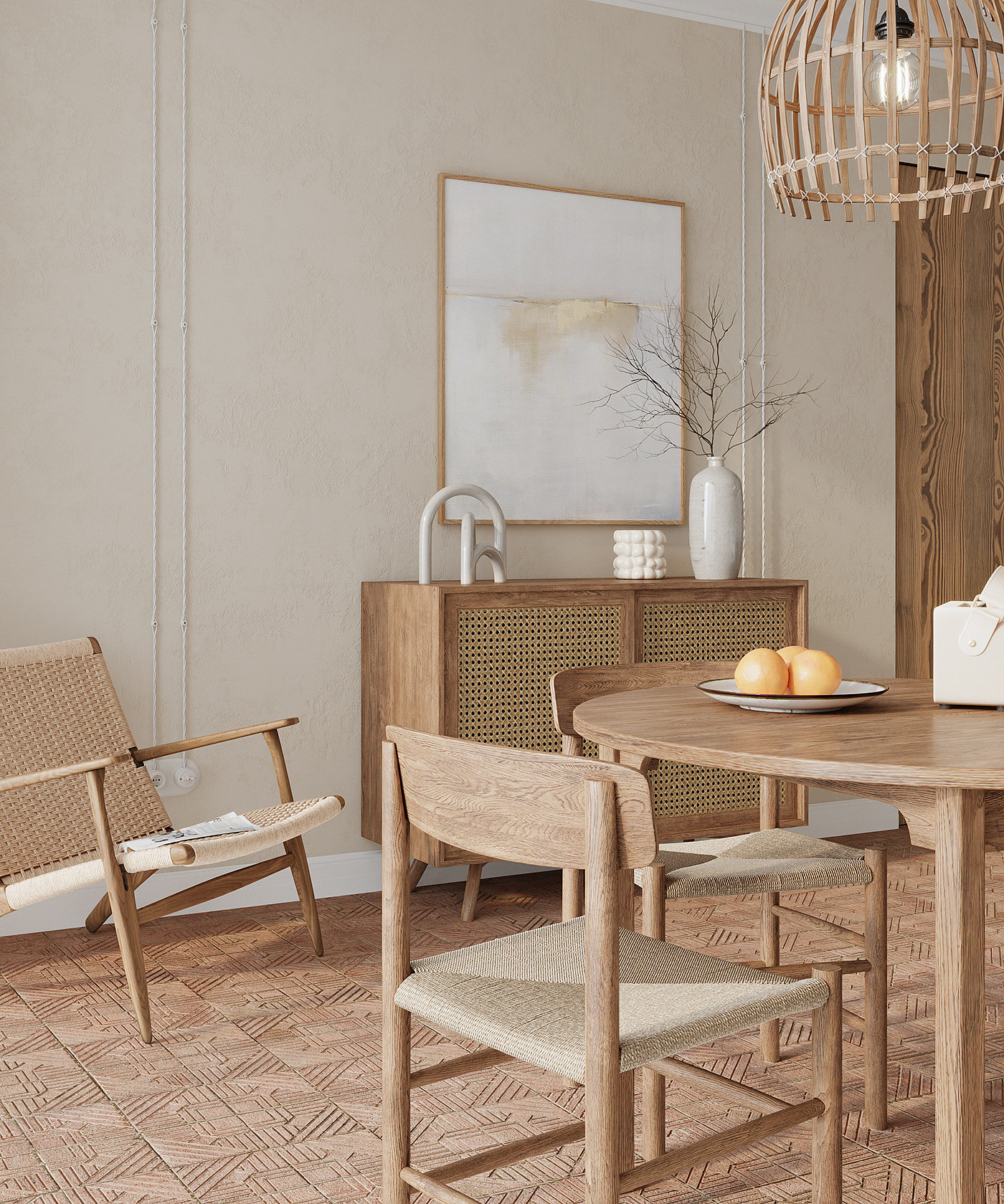 Interior design，renovation，Home Furnishing，Scandinavian Boho，