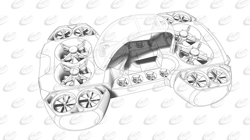 concept，flight，airquadone，Four wheeled motorcycle，