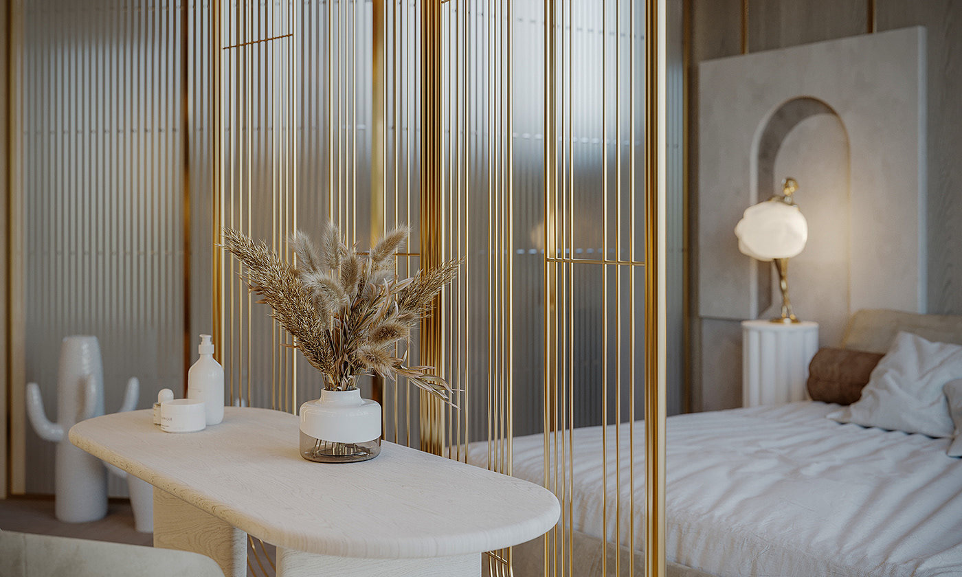 modern，Simplicity，Female bedroom，