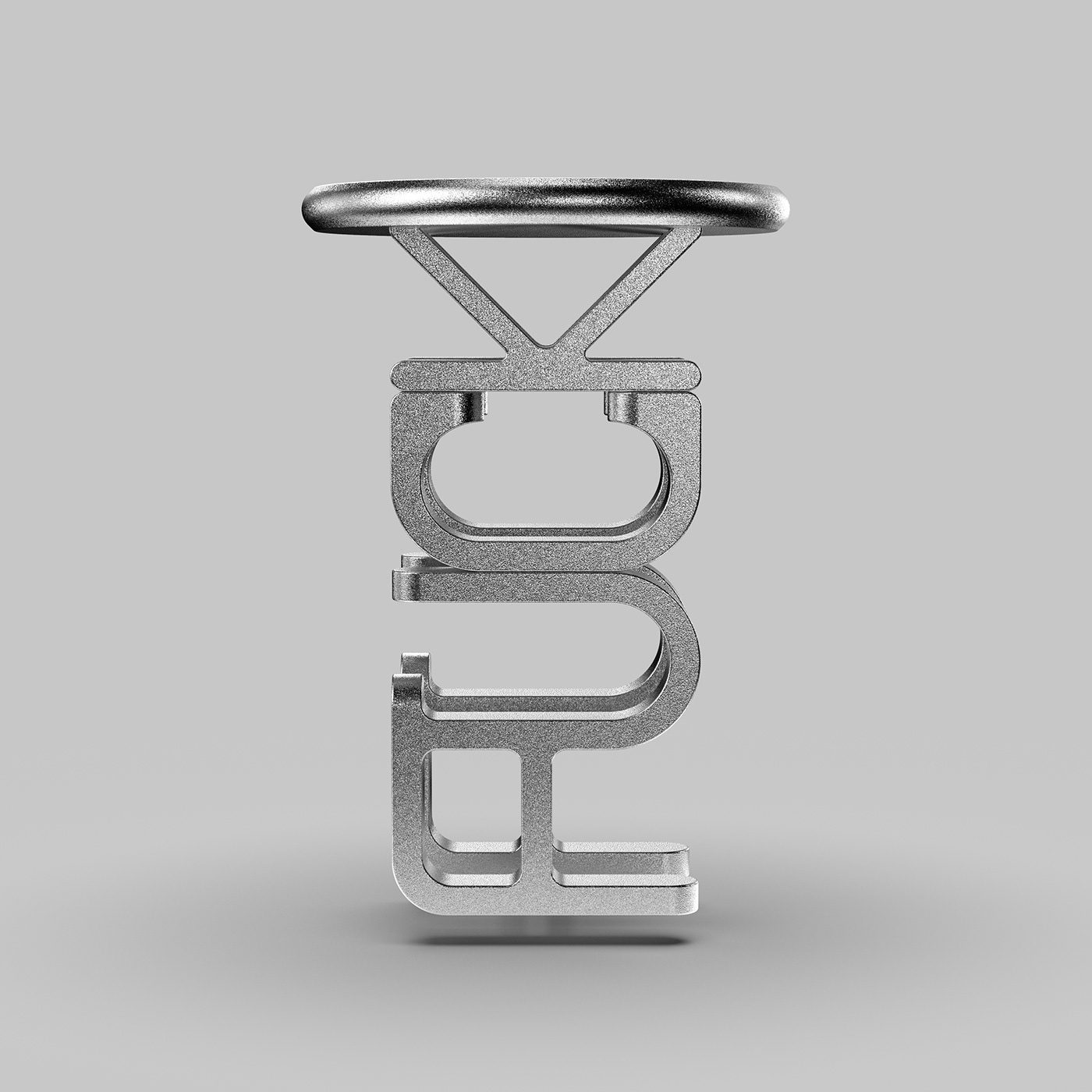 chair，steel，concept，cmf，
