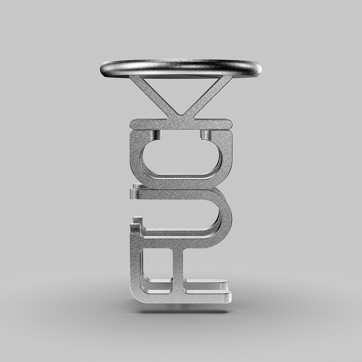 chair，steel，concept，cmf，