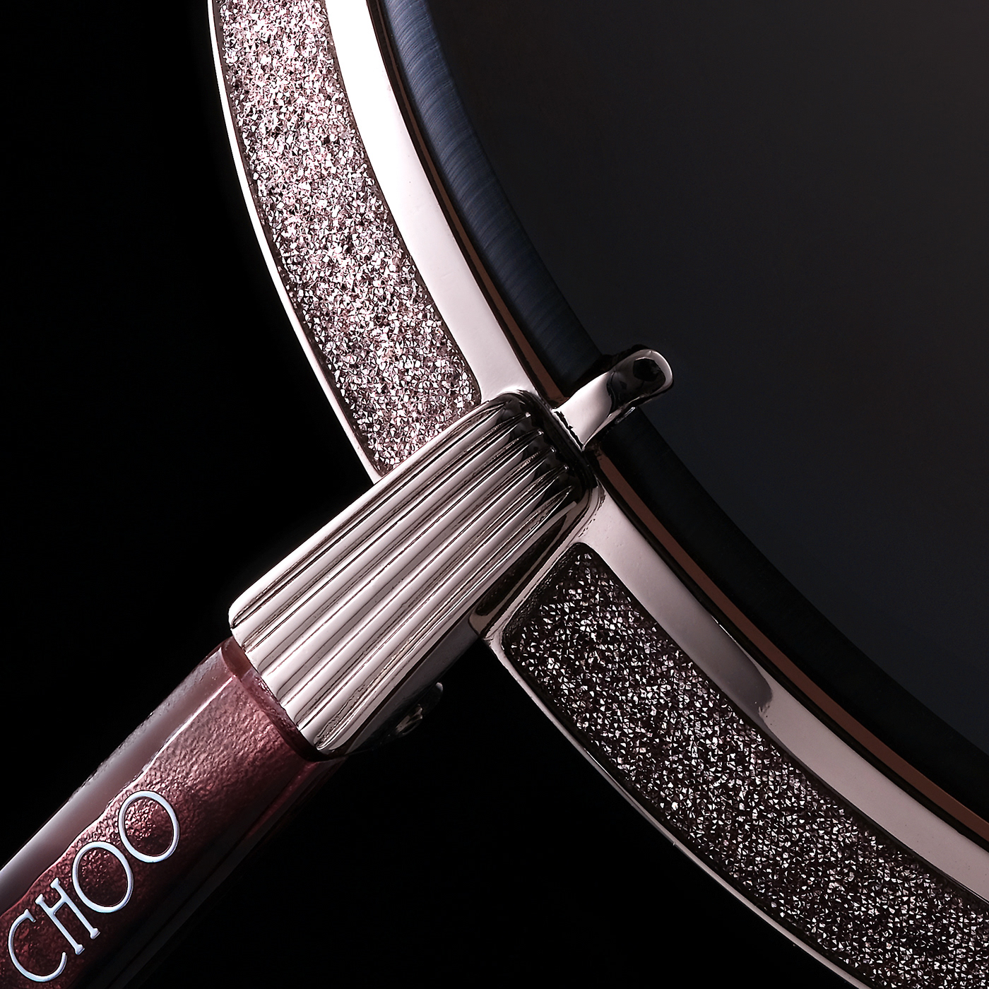 Sunglasses，Retro，rose gold，high-end，