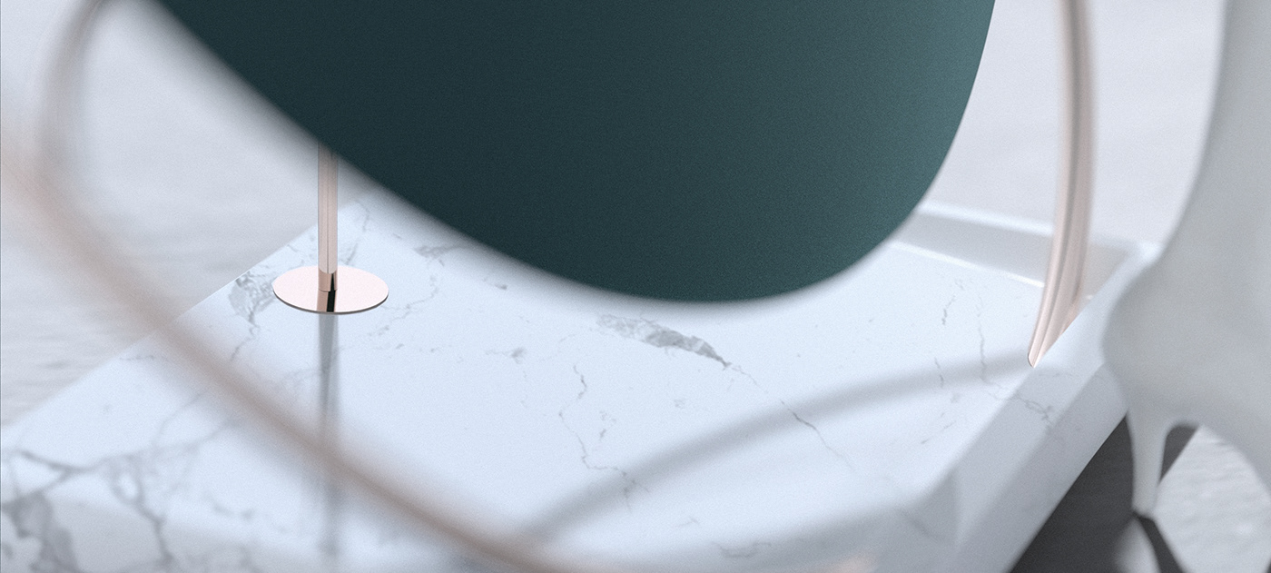 Eclipse chair，circular，Equation coffee table，